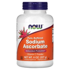 Now Foods Sodium Ascorbate Powder 8 oz 227 g GMP Quality Assured, Vegan,