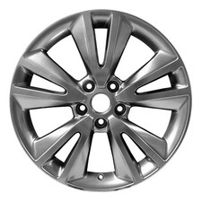 20x8 5 Double Spoke Aluminum Wheel Painted Bright Smoked Hypersilver 560-02393