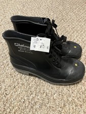 LaCrosse Rubber Work USA Made Boots Steel Toe Size 10 ANSI Z41 PT99 Black
