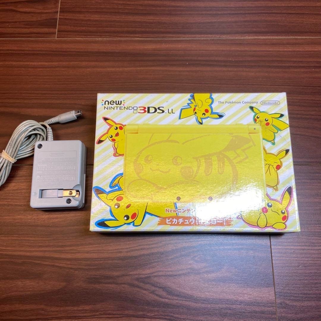 New Nintendo 3DS LL Pikachu Yellow 3572 From Japan