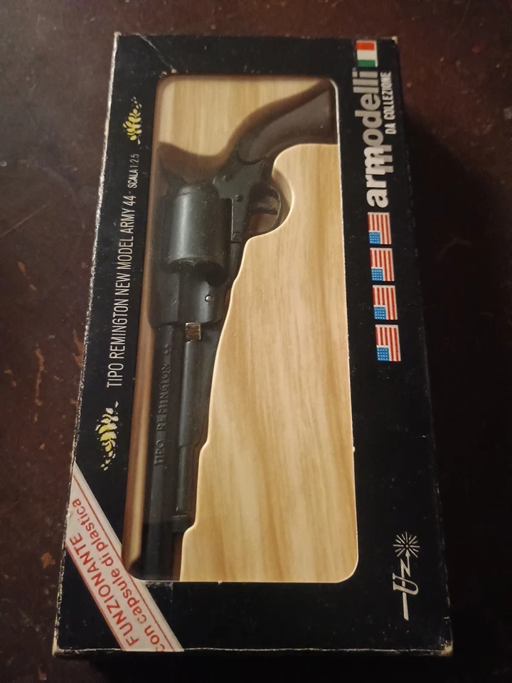 MAM ARMODELLI Remington n.m. 44 左轮手枪 SCALA 1/2,5 复古意大利制造 — 第 3/4 张图片