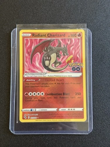 Radiant Charizard 011/078 Pokémon Go Holo