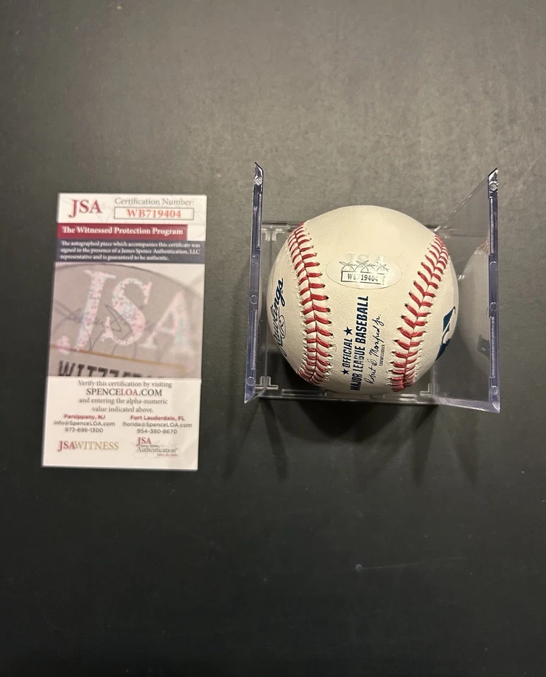 Kade Anderson Autographed Signed Baseball JSA Cert LSU Tigers National Champ - Image 3 of 3