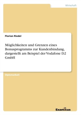 Riedel - Mglichkeiten und Grenzen eines Bonusprogramms zur Kundenbind - X555z