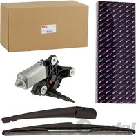 Wischermotor+Wischblatt+Arm Hinten Passend FüR Fiat 500 312 Abarth Ab Bj 2007