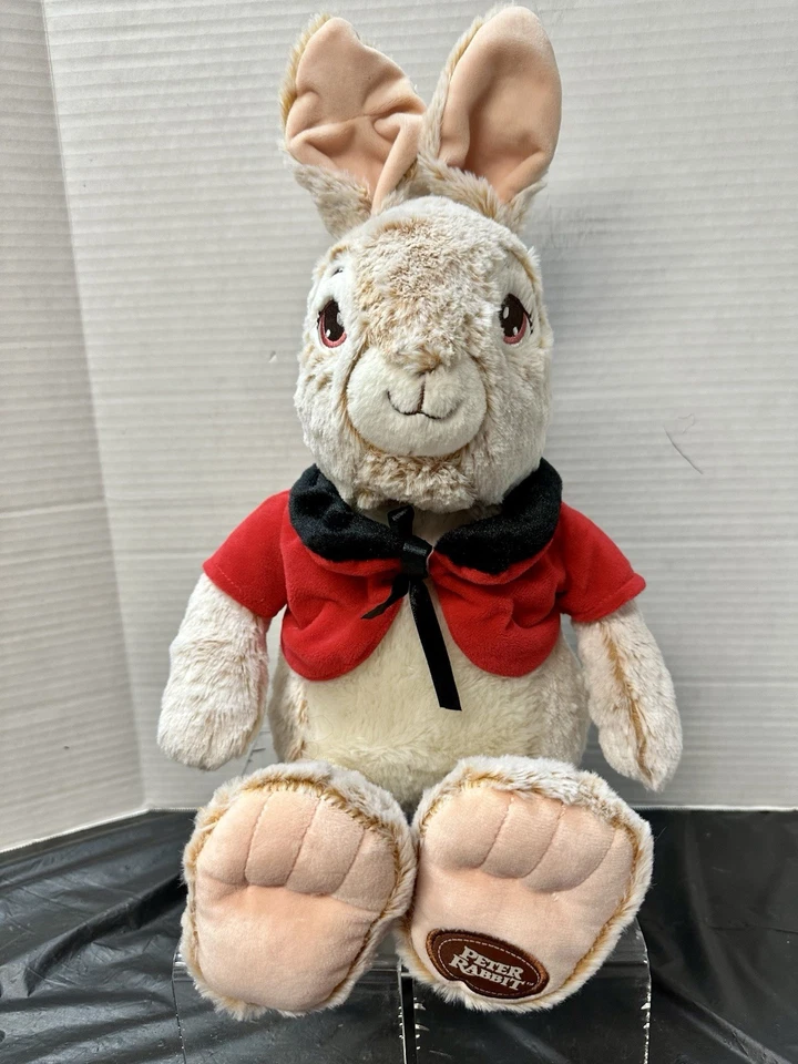 DanDee Peter Rabbit 20” Rabbit Plush Red Coat Super Soft EUC - Image 2 of 4