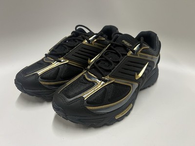 NIKE AIR PEGASUS WAVE PRM BLACK GOLD IB2996-010 SIZE 8