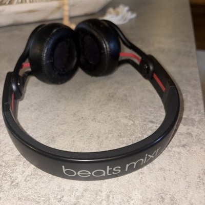 Beats Mixr by Dr. Dre Monster Ed Headphone  Black/Red Tested No Original Cord G6