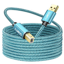 30FT USB Printer Cable Type A to B Long Scanner Cord for HP Canon Epson Brother