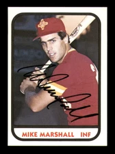 Mike Marshall Signed 1981 TCMA RC 16 Albuquerque Dukes