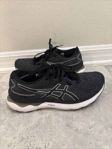 Asics Gel Nimbus 24 Womens Size 8.5 Black Running Shoes Sneakers 1012B201