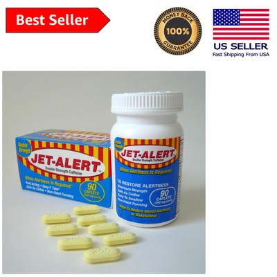 Jet Alert Double Strength 200mg Caffeine Caplets - 360 Count Energy Solution