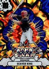 2025 Donruss #11 Seaver King Bomb Squad Blue Xplosion #/49