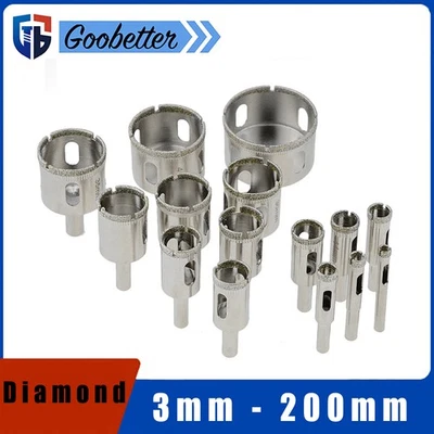 Diamantbohrer Bohrkrone Fliesenbohrer 3 - 200 mm für Glasfliesen Keramik Marmor - Bild 1 von 4