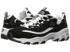 Woman's Sneakers  Athletic Shoes SKECHERS D'Lites - Biggest Fan