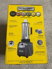 Hamilton Beach HBF600S Commercial Food Blender Stainless Steel New DAMAGED BOX