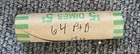 1964 D & P Roosevelt Silver Dime Roll of 50 Coins Uncirculated 30D's, 20P's
