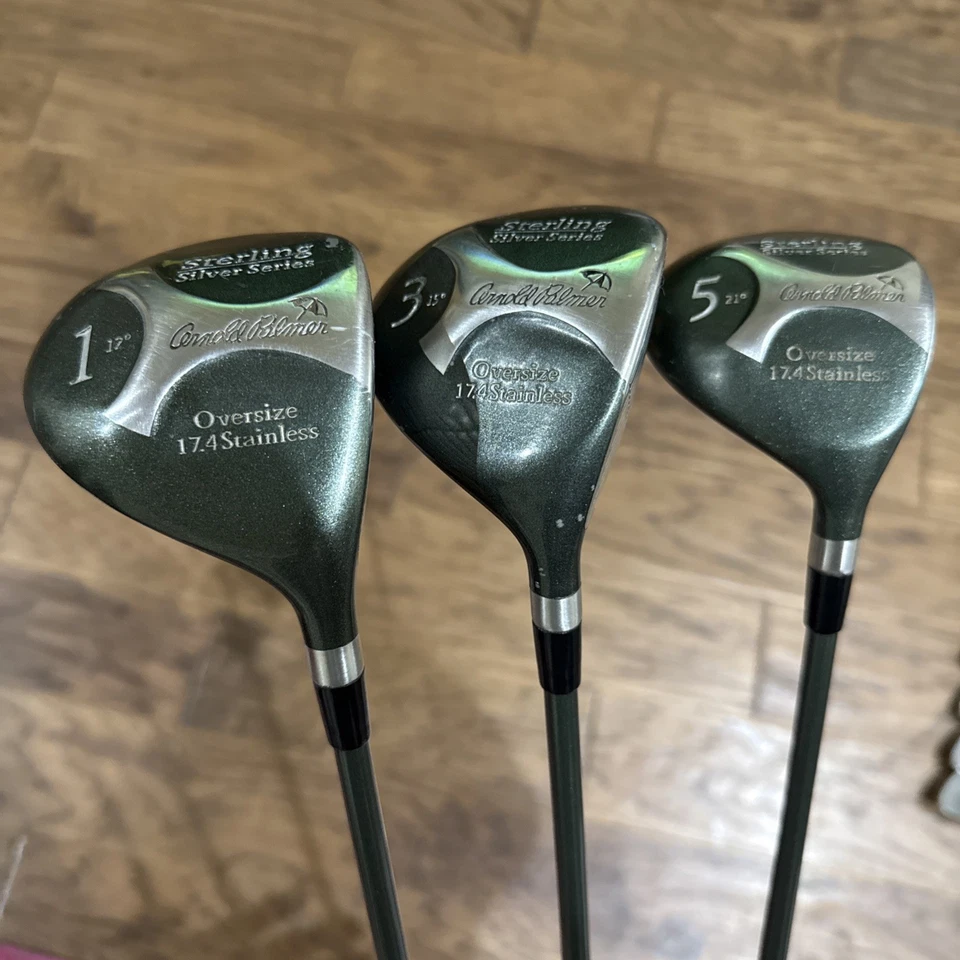 Arnold Palmer 纯银系列超大 1W 3W 5W 3-PW 石墨 免运费 — 第 2/4 张图片