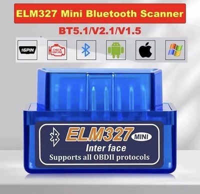 OBD2 ELM327 Bluetooth V2.1 OBD2 - Fahrzeugdiagnose / Fehlerlöschen / OBDII