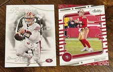 Panini Prestige #256 & Absolute Football #90 Brock Purdy 49ers Lot