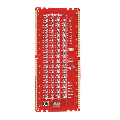 DDR5 Desktop Mainboard Testkarte Speichersteckplatz Tester Board mit LED-Licht❀ - Afbeelding 13 van 22