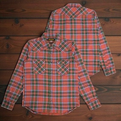 IRON HEART ネルシャツ XXL イエロー チェック 日本製 美品 IRON HEART