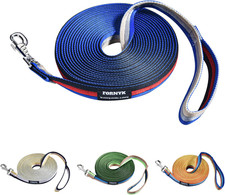 Equine Lunge Line with Swivel Alloy Buckle for Training, 26ft (Blue-Red-Black)