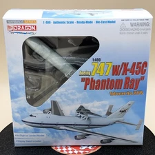 Dragon 1/400 Boeing 747 w/X-45G Phantom Ray Edwards AFR 56330