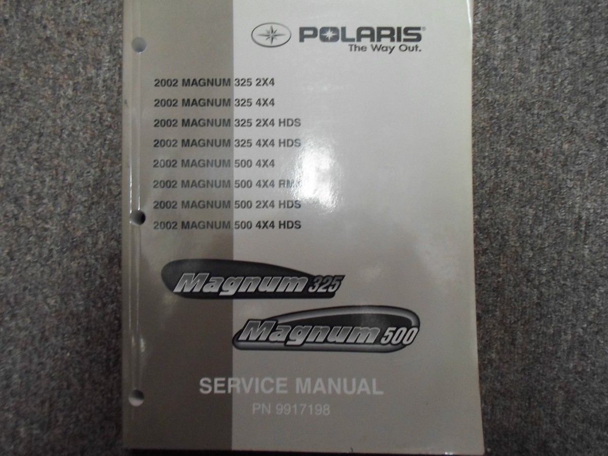 POLARIS 2002サービスマニュアル Polaris Motorcycle Manuals