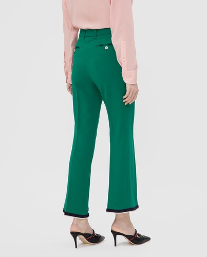 Neu Luxury Original GUCCI Viskose Bootcut Hose Damen -558057- Gr-IT-38/D-32. - Picture 3 of 12