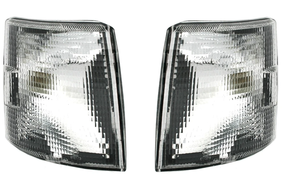 Scheinwerfer Set mit Blinker für VW T4 90-03 links rechts in Schwarz H4 Satz - Bild 4 von 4