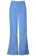 Cherokee Scrubs Workwear Flare Leg Drawstring Scrub Pant 4101 CIEL BLUE