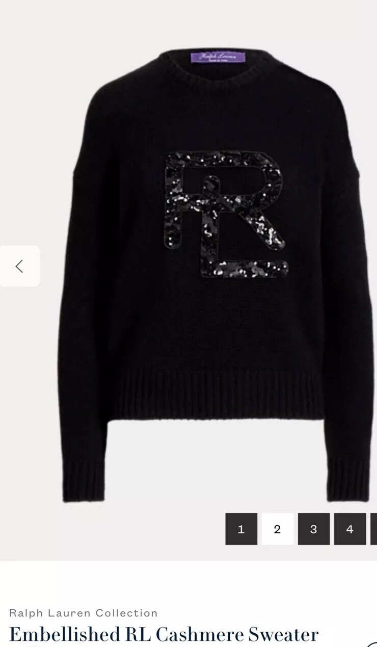 BRAND NEW WITH TAG RALPH LAUREN PURPLE LABEL SWEATER image 4