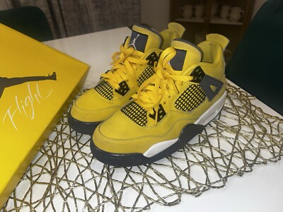 NIKE AIR JORDAN 4 RETRO LIGHTNING 最安値 Retro Lightning Jordan 4's size 6.5y | eBay