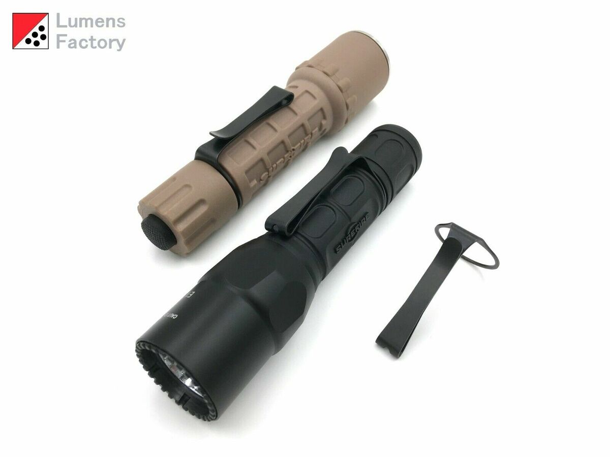 2 Way Clip for Surefire 1 Inch Lights, 6P 9P G2 G3 6PX G2X 2 Way Clip for Surefire 1 Inch Lights, 6P 9P G2 G3 6PX G2X