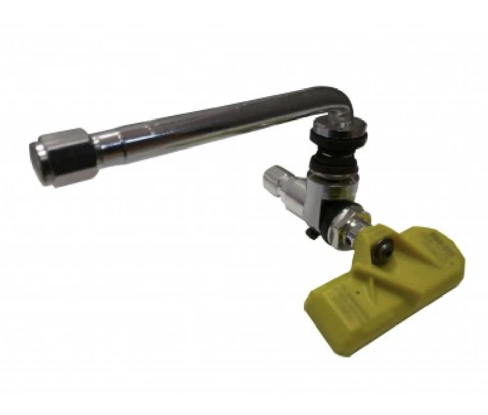 4x Chrome 1.75" TPMS Valve Stems 90 Degree Multi-Piece For HRE Volk Work Wheels - Image 3 of 4