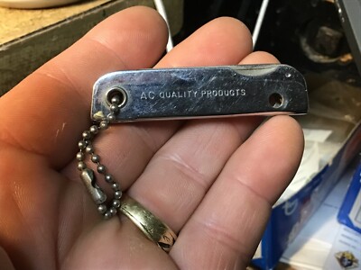 Vintage GM Folding Pocket Knife AC Quality Products Automotive Products Flint MI