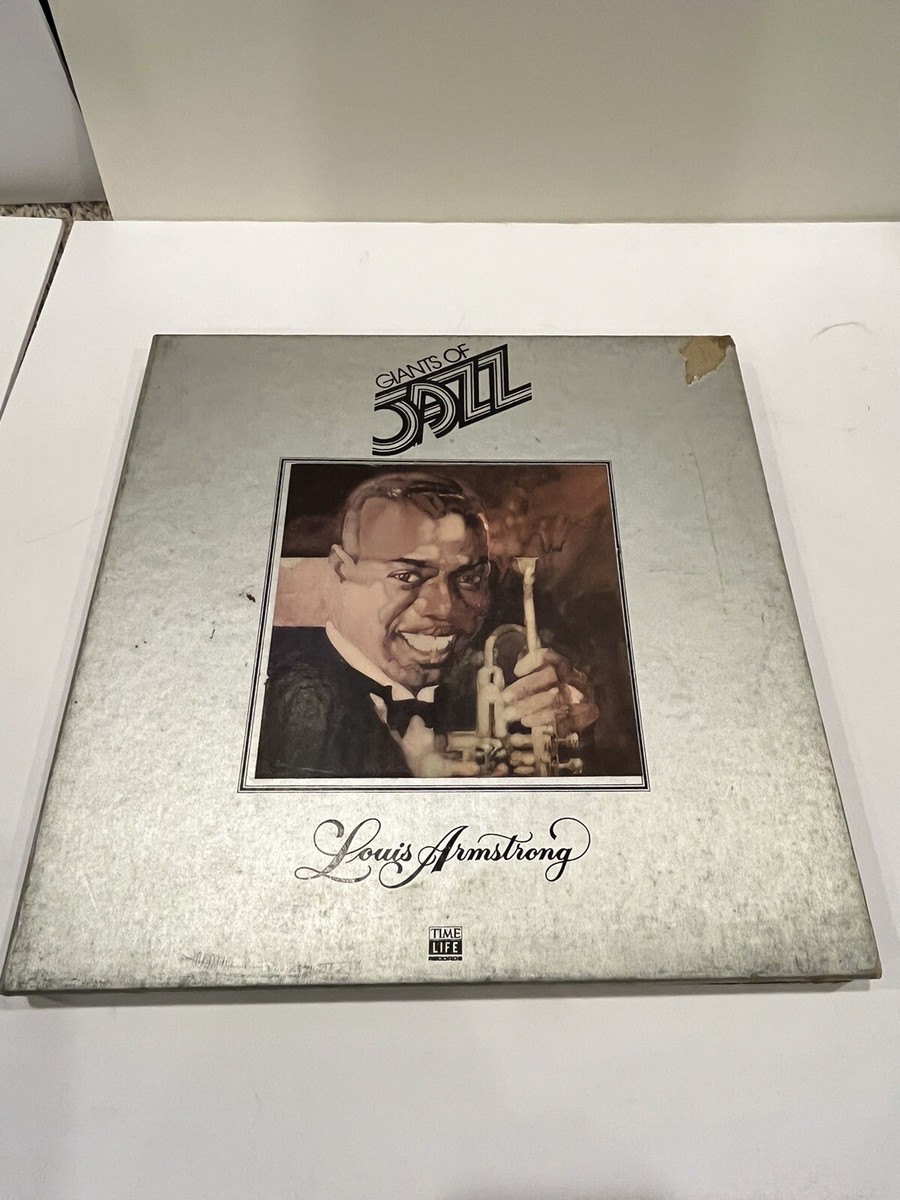Louis Armstrong Giants of Jazz 3 Album Set Time Life Records 