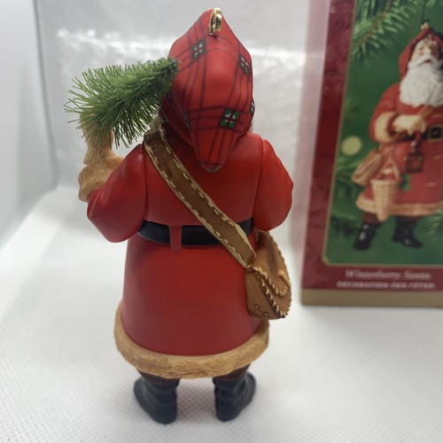 Hallmark Keepsake Christmas Ornament 2000 Winterberry Santa - Picture 4 of 8