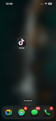 iPhone 13 with TikTok