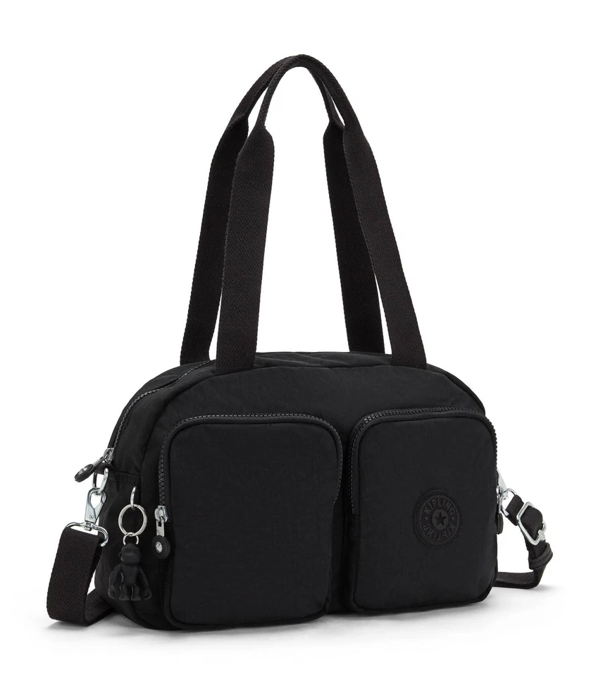 kipling Medium Shoulderbag Umhängetasche Schultertasche Black Noir Schwarz - Bild 2 von 4