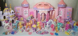 my little pony castle vintage