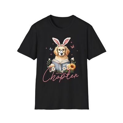 Cute Bunny Reading T-Shirt, Spring Apparel, Animal Lover Gift, Easter, Book