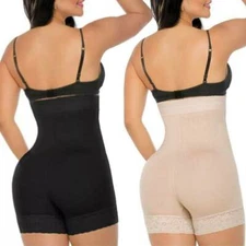 Faja Colombiana High Waisted Butt Lifter Tummy Control Pddded Panty Body Shaper
