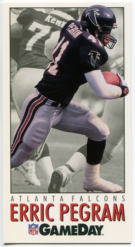 1992 GameDay #459 Erric Pegram Atlanta Falcons