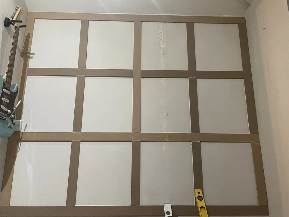 Kit de paneles de pared con agitador de tiras de MDF 6x 1200 mm x 63 mm x 9 mm Foto 2 de 4