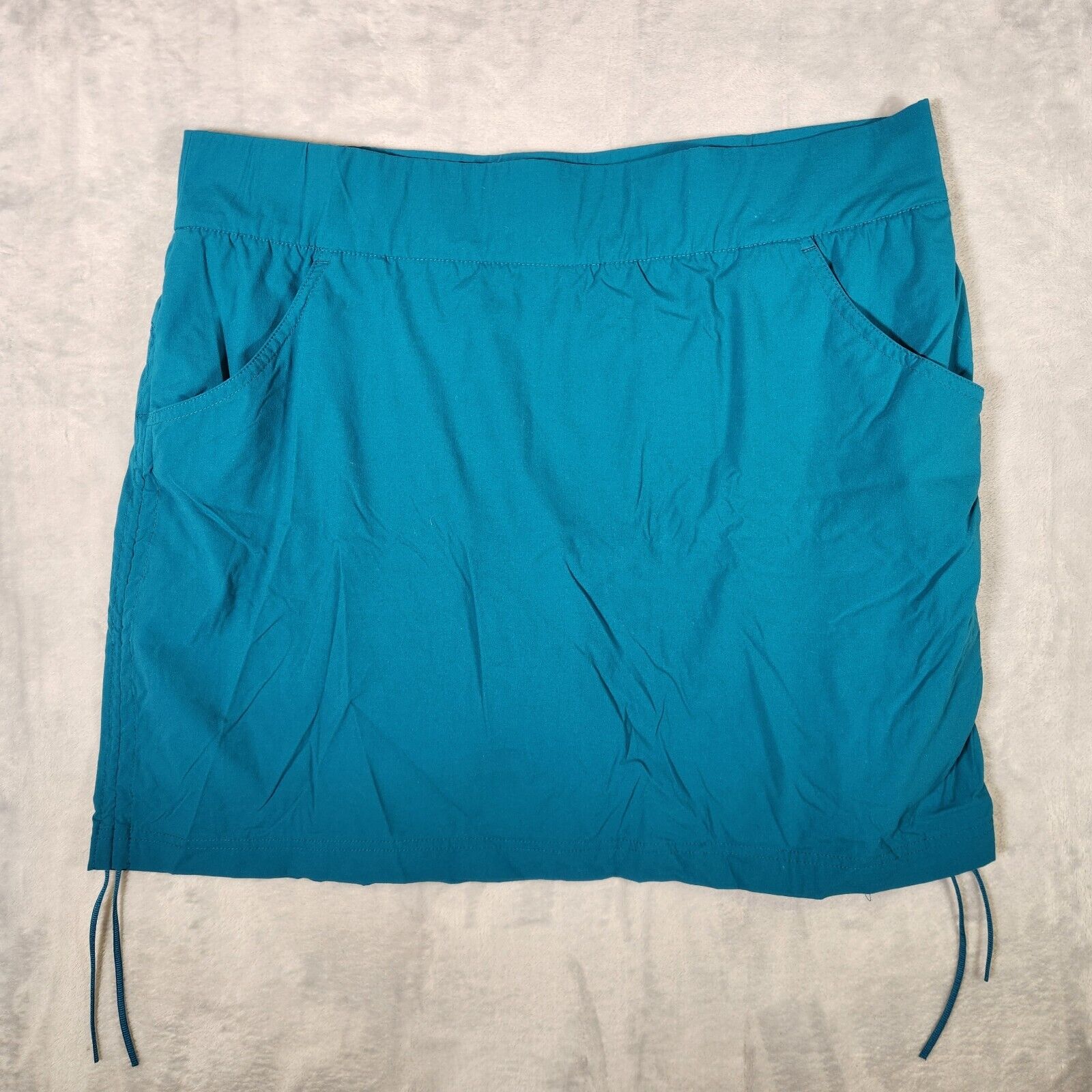 Columbia Skort Womens XL Blue Short Lined Skirt Athletic Hike Travel Gorpcore