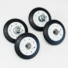 Pack of 4 4581EL2002H for LG Dryer Drum Roller Wheel Exact Replacement Part
