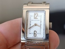 bulgari rettangolo acciaio donna 2000 ref. RT39S
