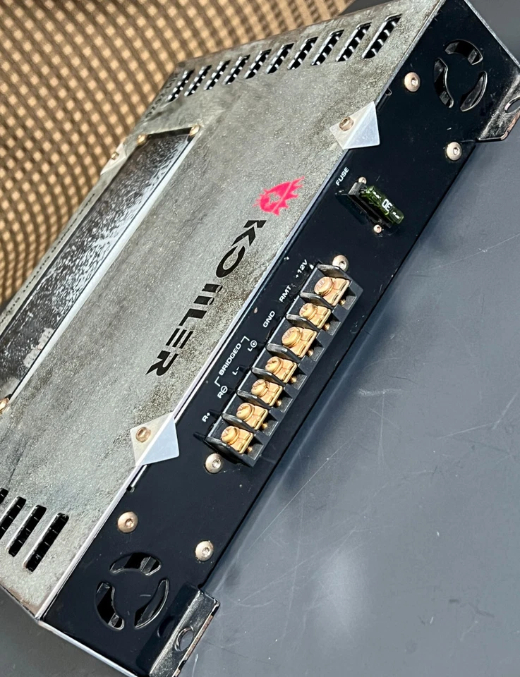 Amplificador Coche Koiiler XM-7676 2 Canales 600w Puenteable Paso Alto/Bajo Crossover Foto 4 de 4